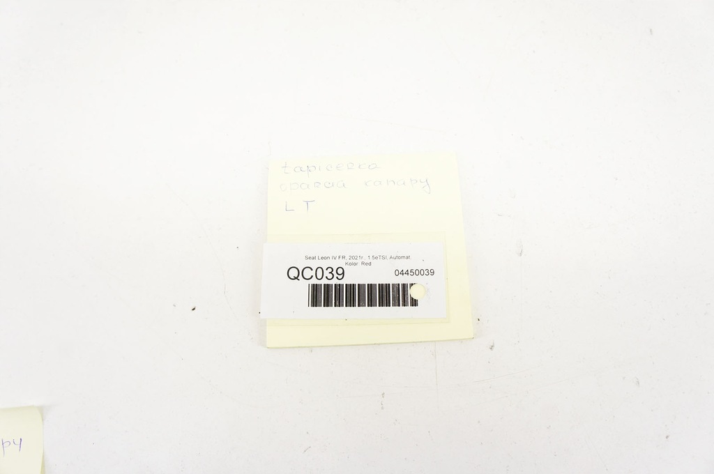 фото №6, Qc039 seat leon iv обивка сиденье левый задняя