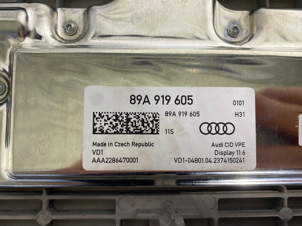 фото №7, Экран дисплей панель lcd audi q4 e-tron 89a eu