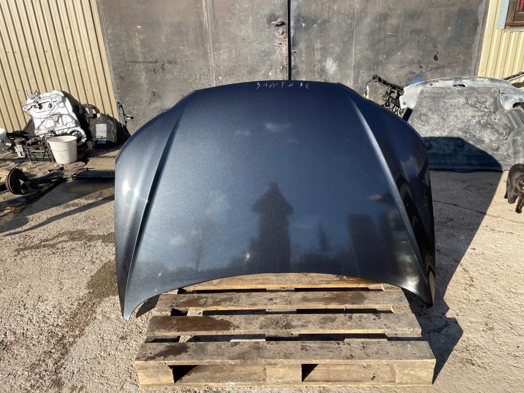 фото №1, Hyundai santa fe ii капот крышка двигателя czarna