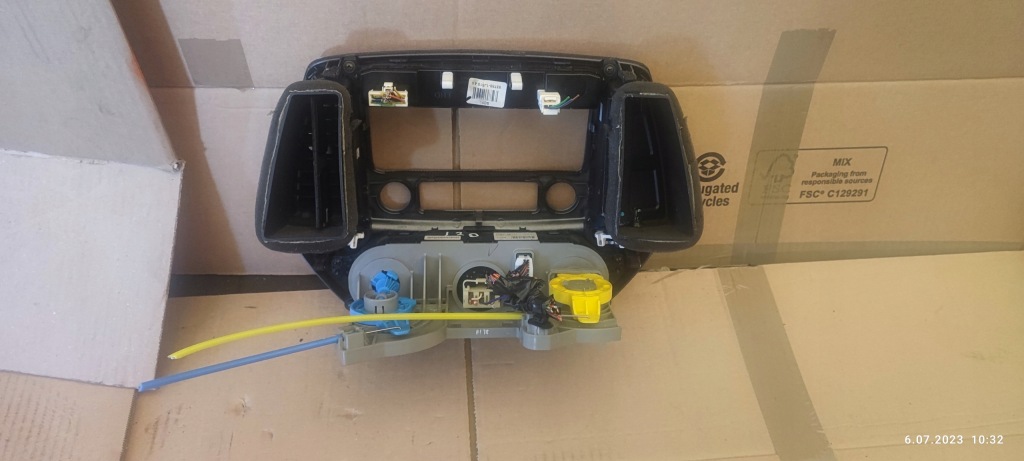 фото №2, I20 lift 12-14 панель обдув + рамка радіо ładna