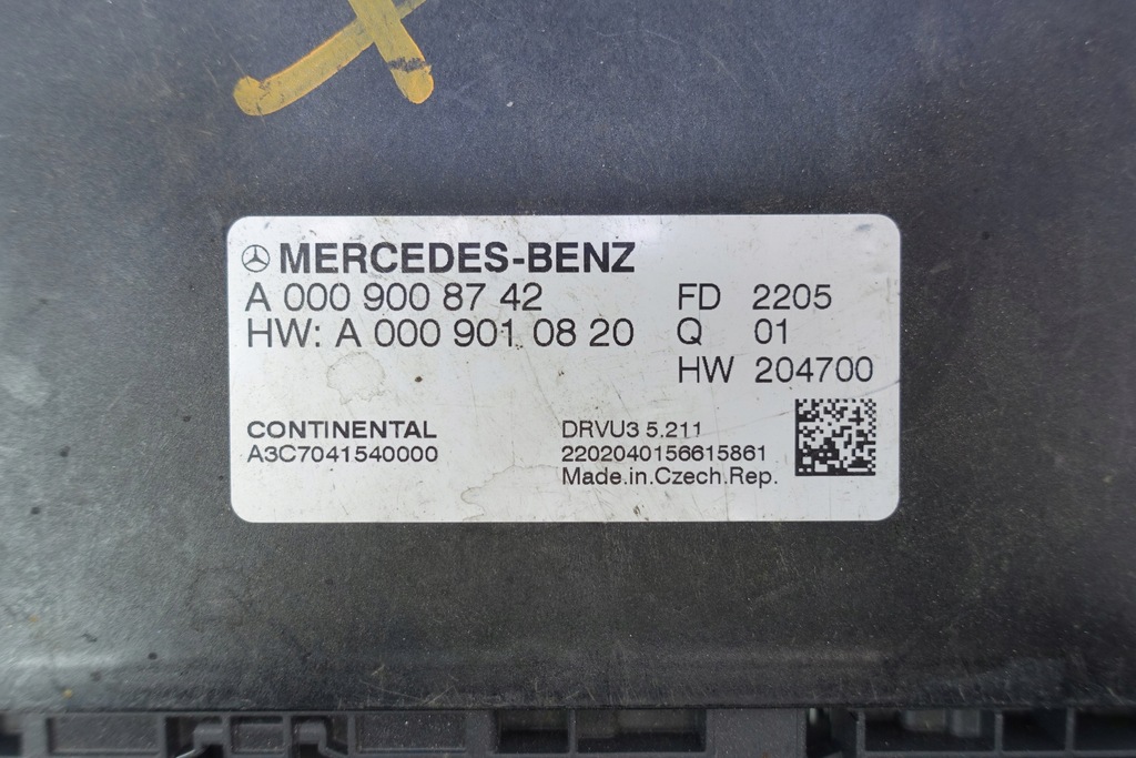 фото №8, Модуль блок керування коробки передач mercede a0009008742