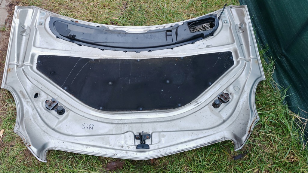 фото №12, Kompletny перед mercedes w251 r капот бампер крила ксенон колір 723 c723