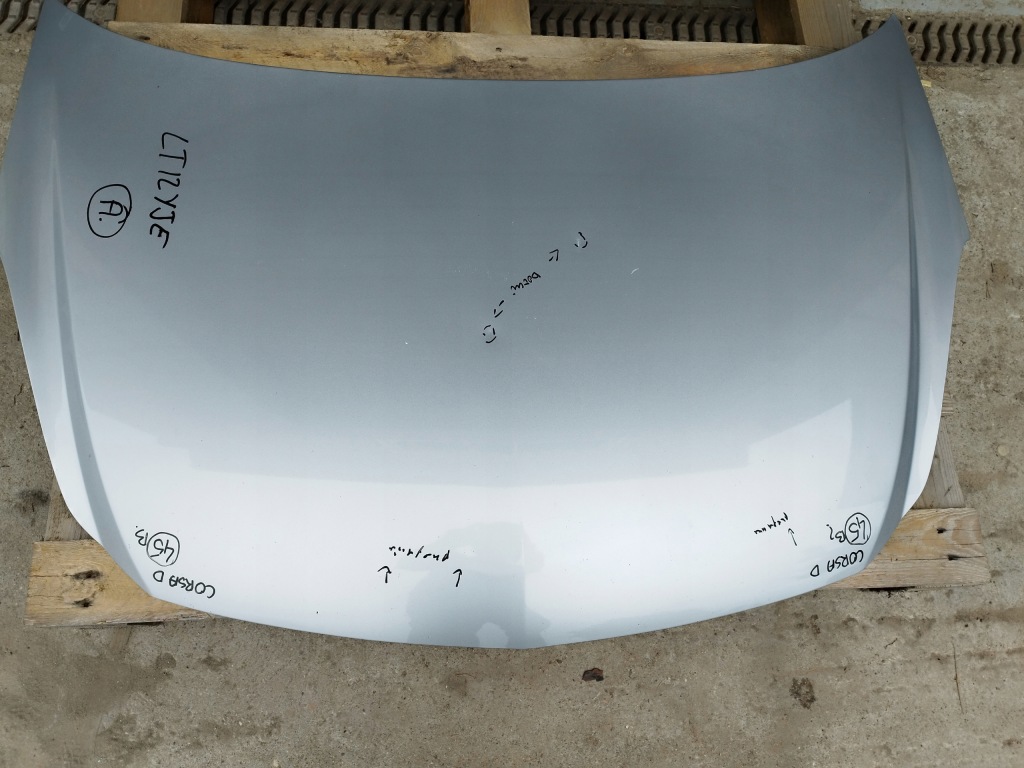 Капот кришка двигуна opel corsa d lata 2006-2014 оригінал колір z176 в Україні