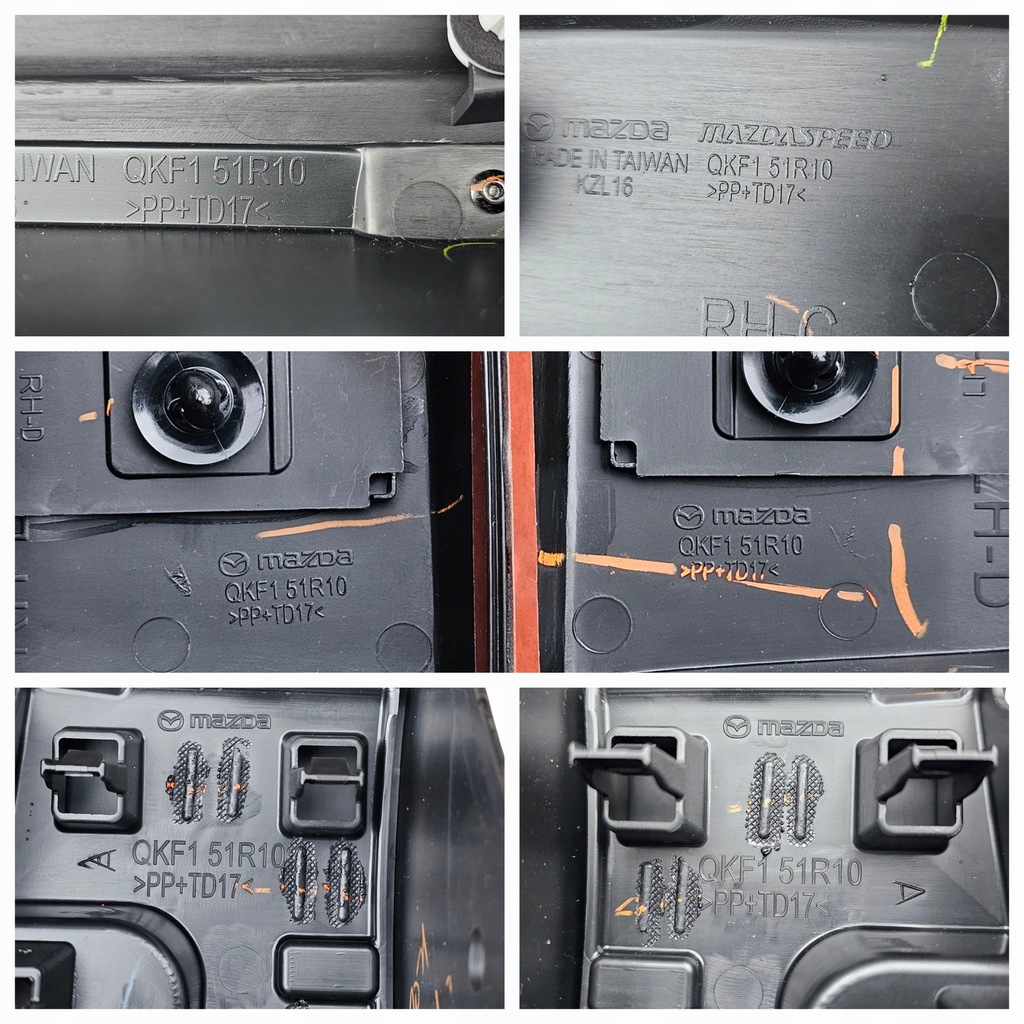 фото №14, Молдинг накладка дверь порог правая mazda cx-5 ii cx5 qkf1-51r10 oryg nowe