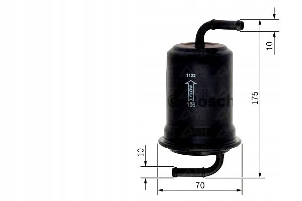 фото №1, Фильтр топлива hyundai sonata iii kia avella mazda 3