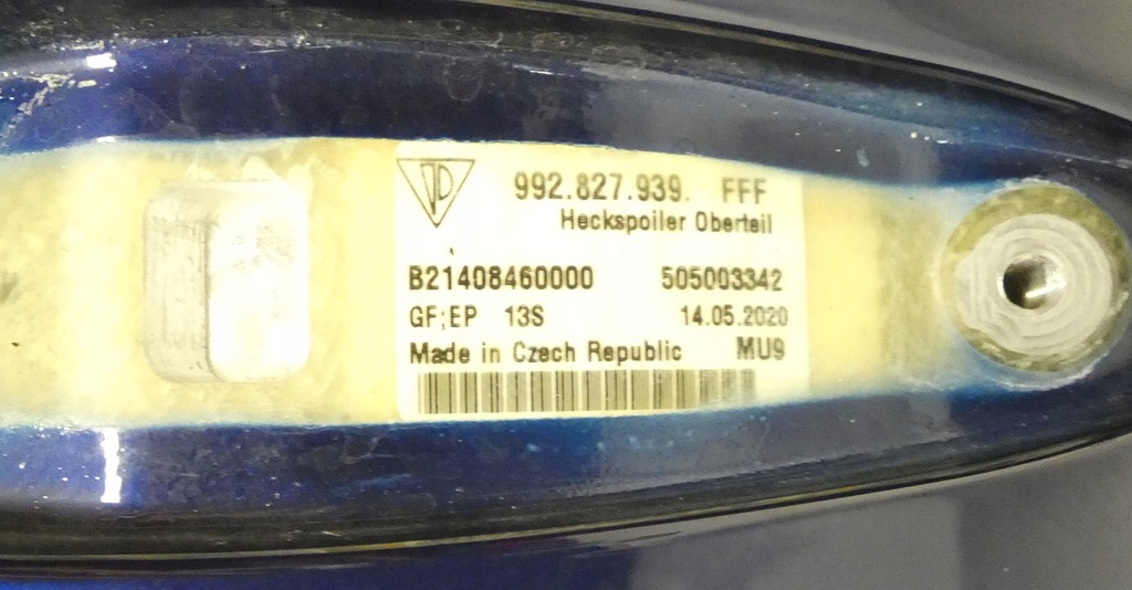 фото №13, Porsche 911 992 turbo s 992827939 спойлер спойлер крышки задняя