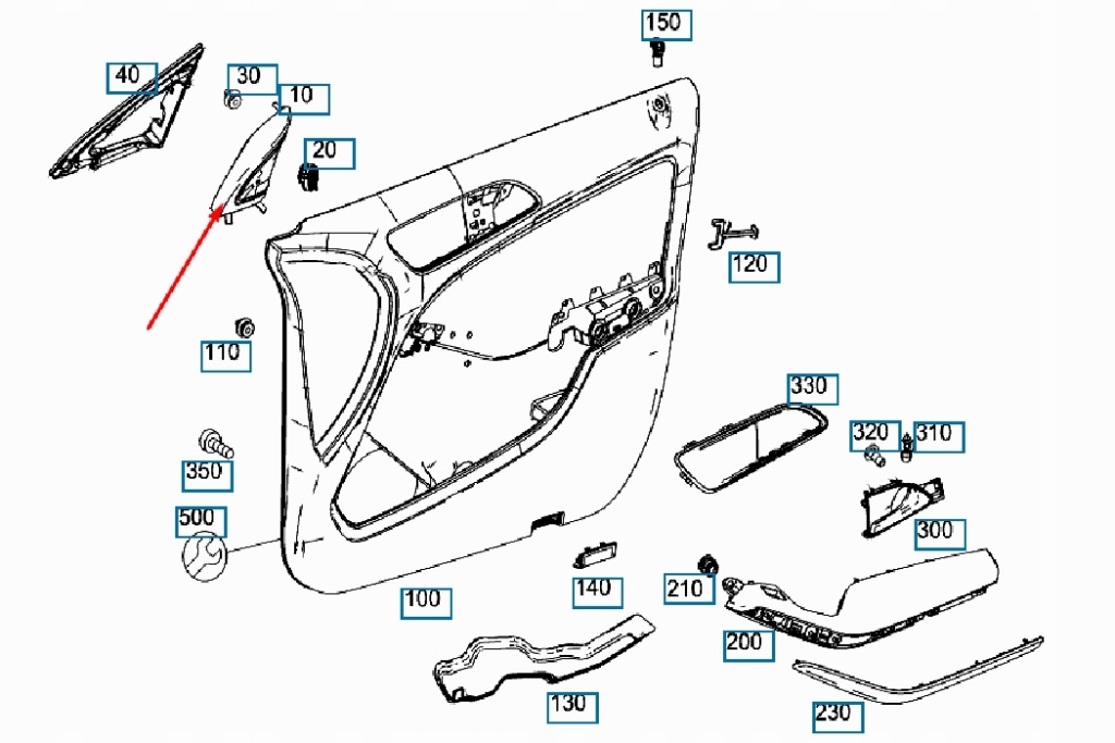 Купить Mb a-class w176 защита правого динамика высокочастотного a17672017009h68