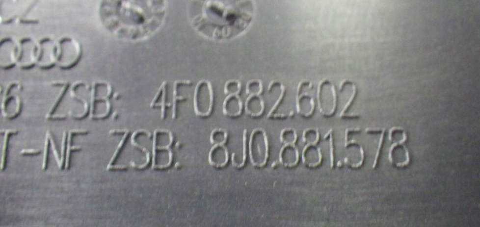 фото №15, Бардачки pod сиденье комплект 4f0882601 audi a6 s6 c6