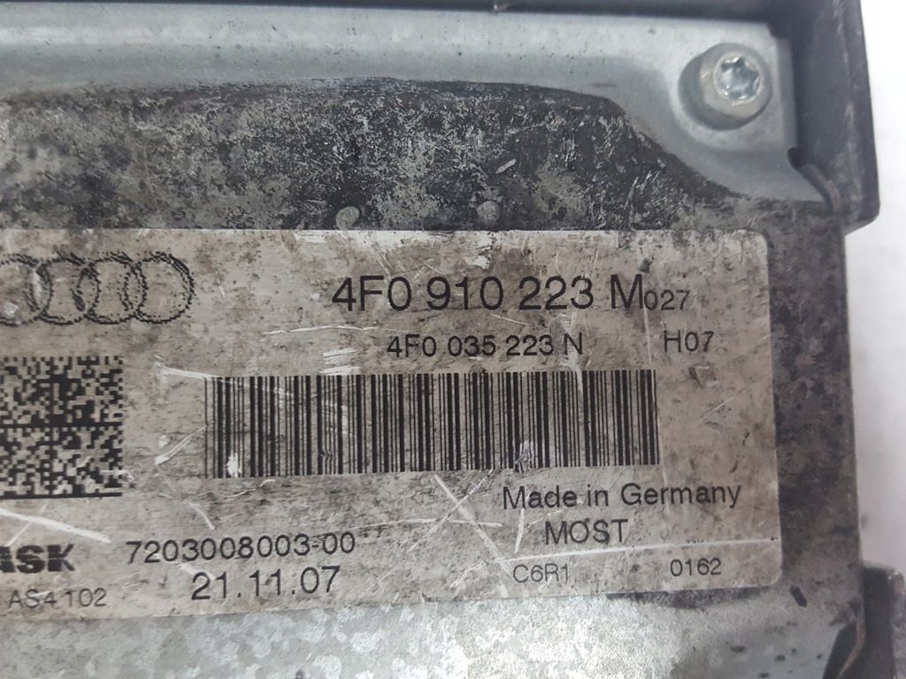 фото №4, Audi a6 c6 04r- підсилювач радіо 4f0910223m