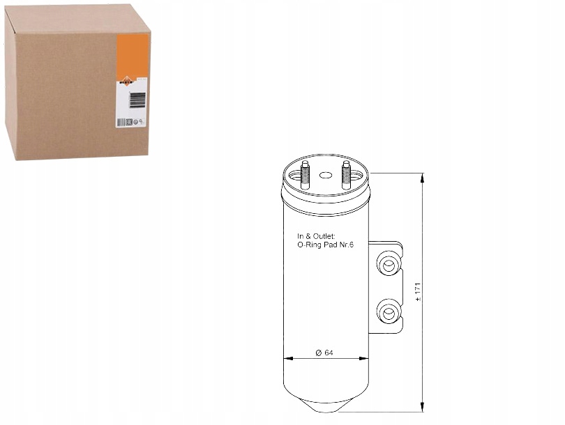 фото №1, Nrf33198 осушувач кондиціонера peugeot