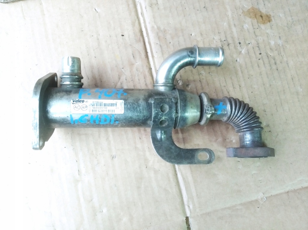 фото №1, Радіатор вихлопних газів peugeot 407 1,6 hdi 9645689780