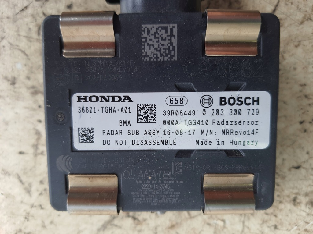 фото №2, Honda civic x 17- радар 36801-tgha-a01