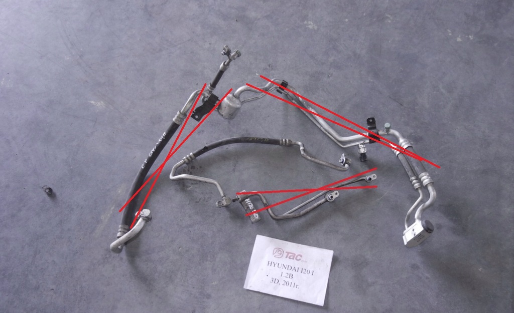 фото №1, Wąż трубка кондиціонера hyundai i20 i 1.2