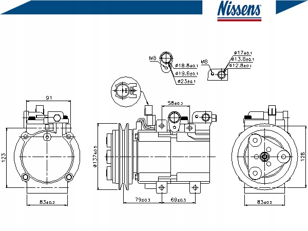 фото №15, Nissens 89282 компрессор, кондиционер