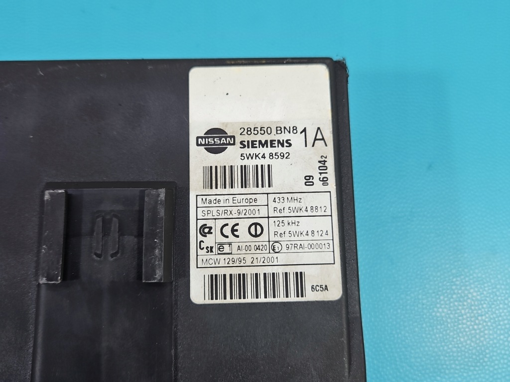 фото №9, Бортовой компьютер блок управления двигателя mec32-211 nissan almera n16 1.5 16v