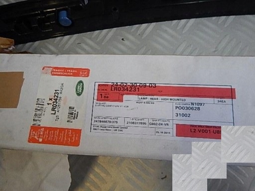 фото №2, Land rover range rover 4 iv світло стоп-сигнал стоп