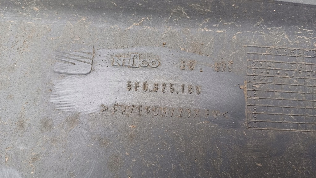 фото №7, Seat leon iii hb защита pod бампер задняя 5f0825189