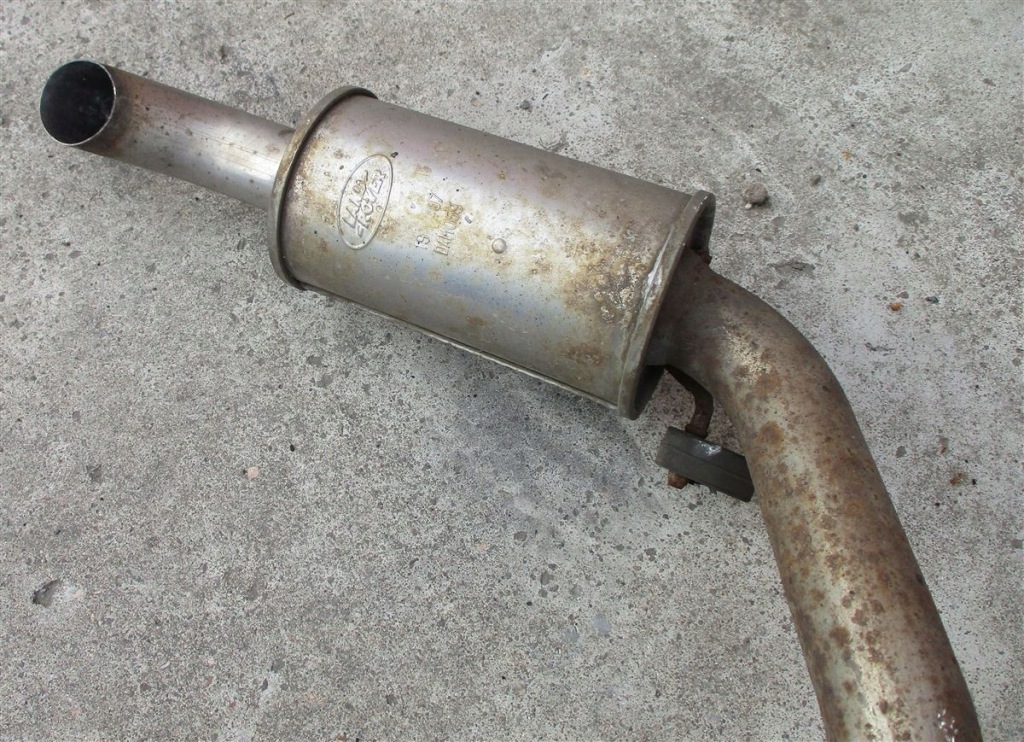 Гаситель выхлоп труба range rover sport l320 3.6 tdv8 Оригинал