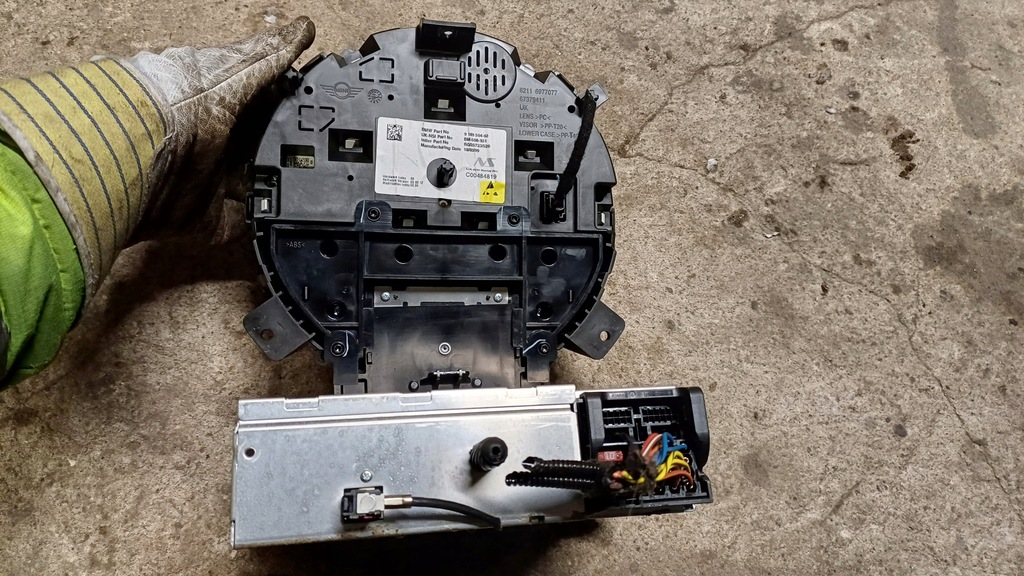 фото №4, Mini cooper r56 радио счетчик приборная панель 9189504