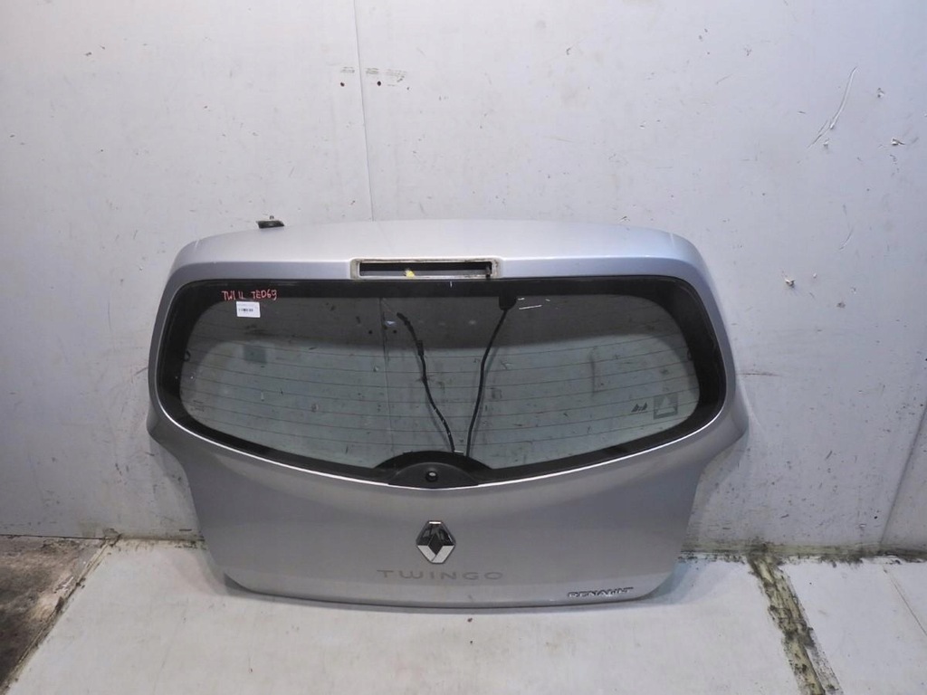 фото №8, Крышка багажника задняя стекло ted69 renault twingo ii