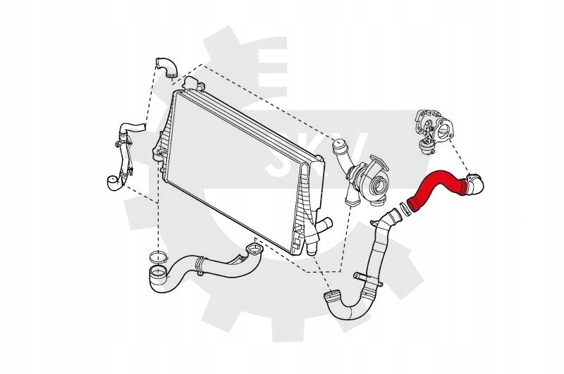 фото №10, Шланг турбины fiat croma 2.4 d multijet 51791374