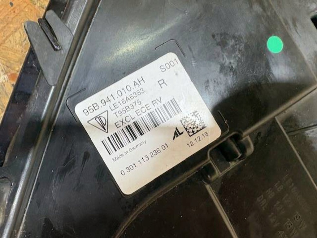 Купити Porsche macan 95b рестайлінг  фара правий перед full led європа  95b941010ah