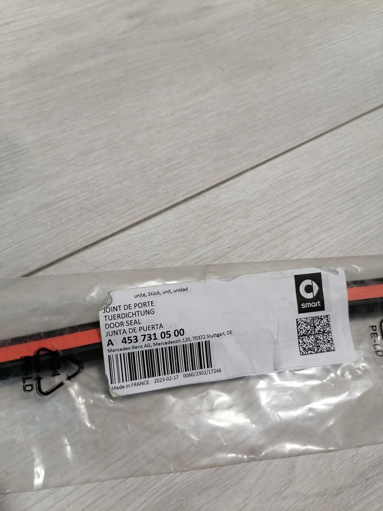 фото №5, Smart fortwo прокладка лівий перед a4537310500