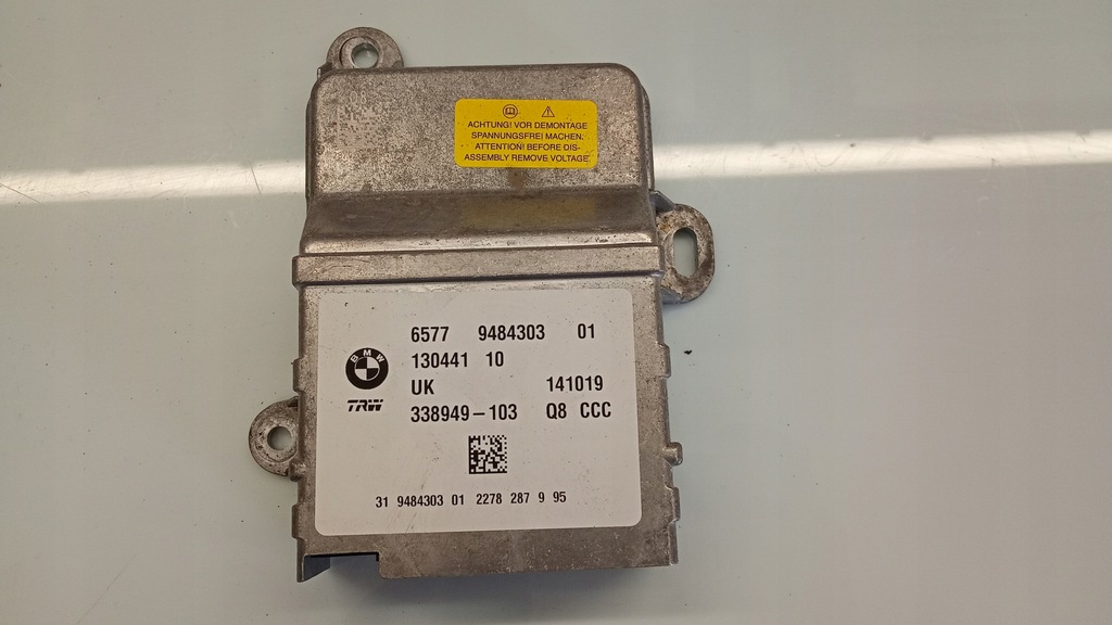 фото №1, Модуль блок управления датчик подушка безопасности bmw 9484303