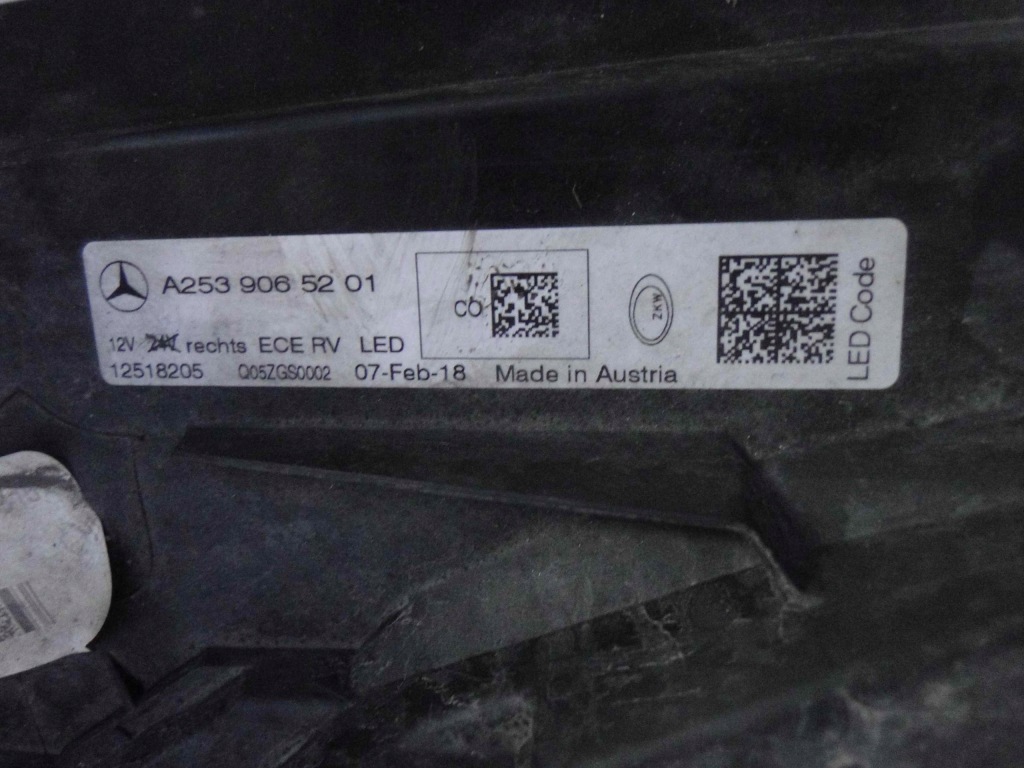 Mercedes glc 253 x/c фара правый  led high perform Оригинал