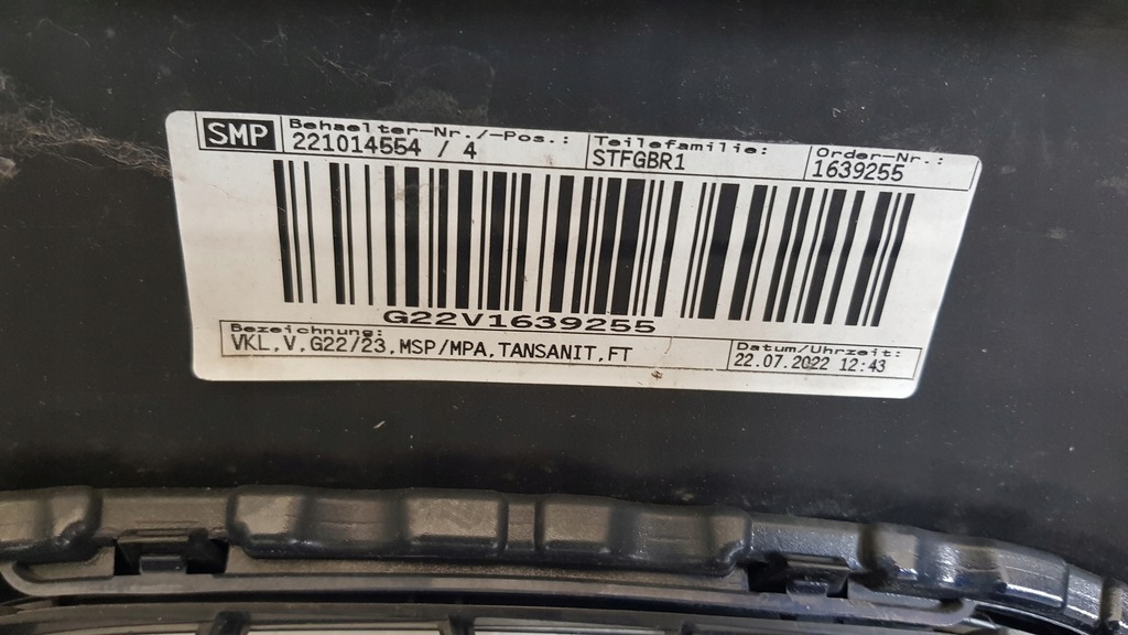 фото №7, Бампер передний перед решётка радиатора bmw 4 g22 g23 m-pakiet