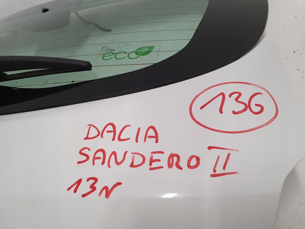 фото №13, Крышка багажника багажника dacia sandero ii 13r.