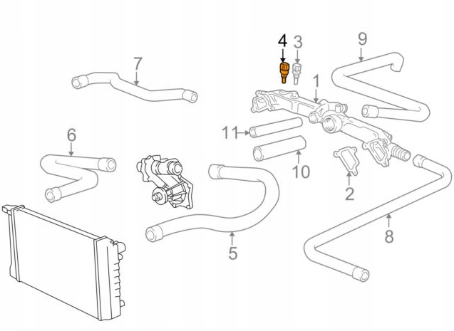 фото №9, Bmw 7 e38 датчик температуры жидкость охлаждающий 12621288158 4.4 бензин