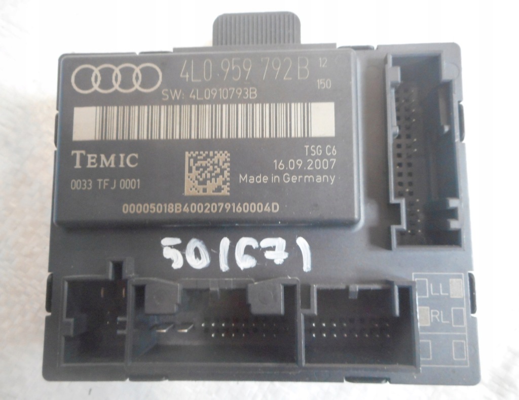 фото №1, Audi q7 4l0 05- модуль дверь правый перед 4l0959792b