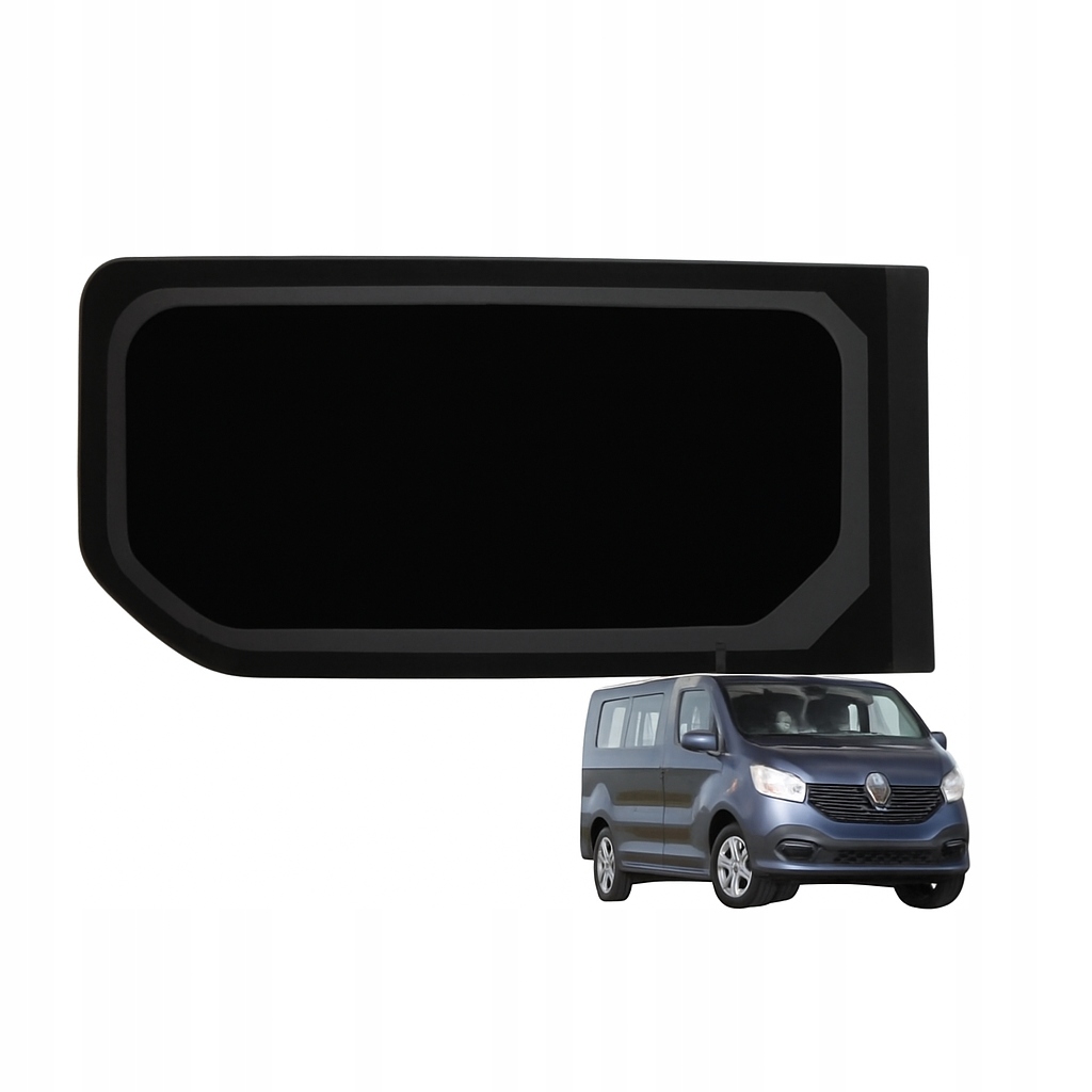 фото №1, Скло бічна renault trafic 2014- 1 зона права тонована