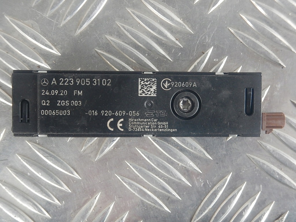 фото №13, Mercedes s w223 підсилювач антенний a2239053102