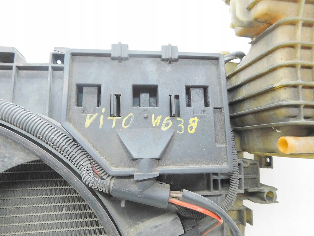 фото №5, Mercedes vito i w638 2001r радиатор wody бачок вентилятор радиатора