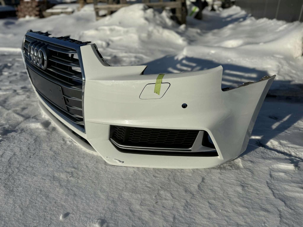 Audi a4 b9 s line бампер перед передний sprysk. pdc 15-19 цвет: ls9r Оригинал