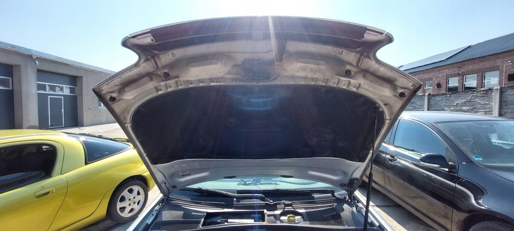 фото №9, Audi a6 c5 lift 01- капот крышка двигателя с решётка ly7w do установка