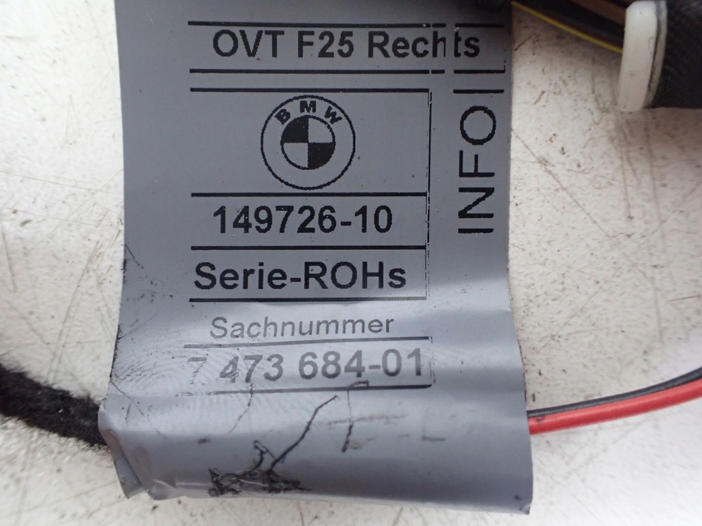 фото №11, Жгут кабели дверь правый перед bmw f26 x4 9379834