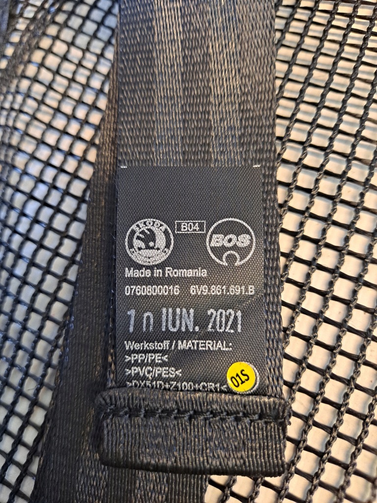 фото №5, Сітка шторка багажника skoda fabia iii kombi 6v9861691b