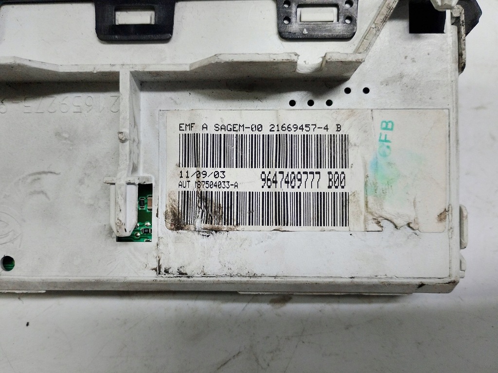 фото №6, Peugeot 206 екран дисплей 9647409777 europa