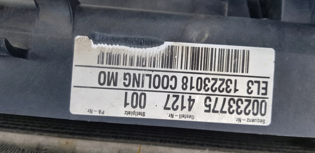 фото №13, Радіатор вентилятор opel insignia a 2.0 cdti