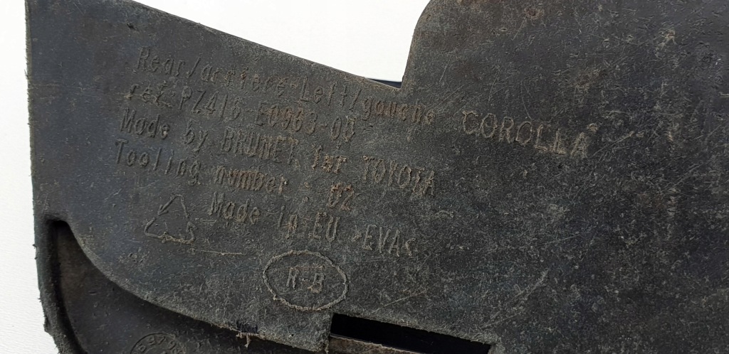 фото №11, Toyota corolla e11 5d 5-дверная lift брызговики защита оригинал!