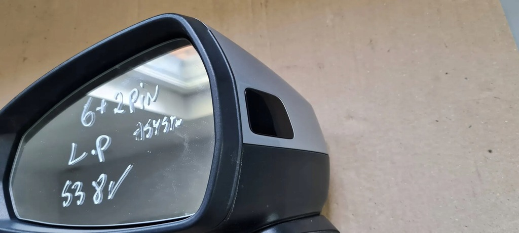 фото №13, S3 8v sedan a3 зеркало левая левый перед 6pin+2 lz7g