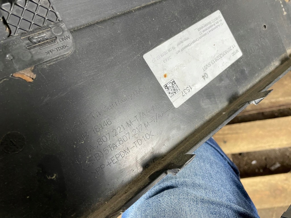 фото №8, Бампер перед передний vw touran ii iii 5ta r-line