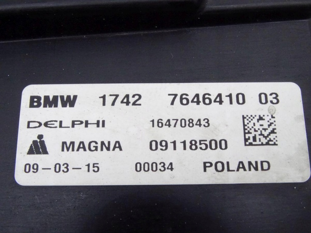 Bmw 2 f45 f46 225xe 1.5 hybrid b38 14-21 вентилятор радиатора воды корпус Недорого