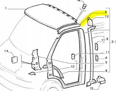 фото №6, Обшивка стійка fiat ducato оригінальний номер 1314936080