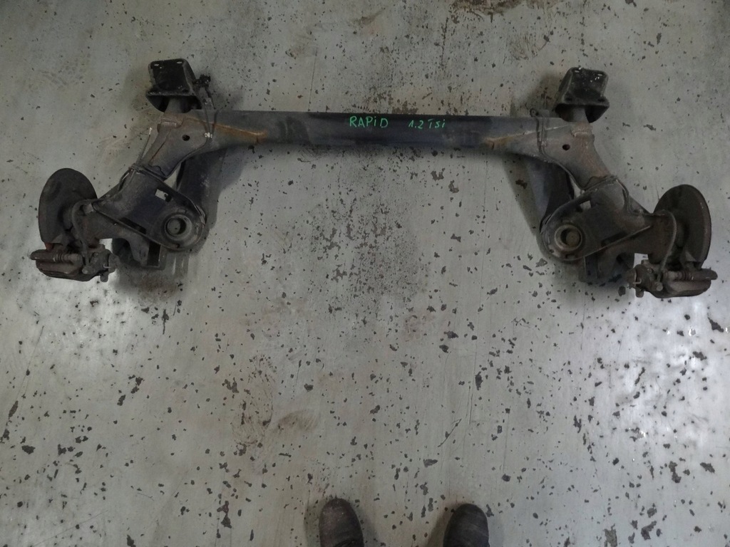 фото №1, Skoda rapid spaceback 2014 1.2 tsi балка oś подвеска задняя задняя