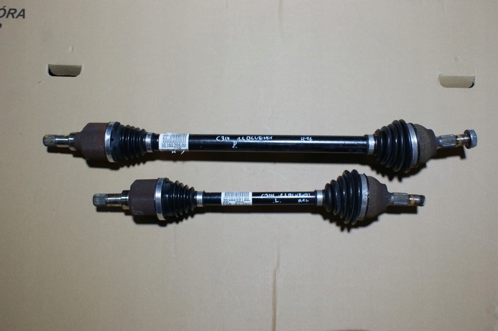 фото №1, Citroen c3 iii 1.6 bluehdi привідний вал ліва