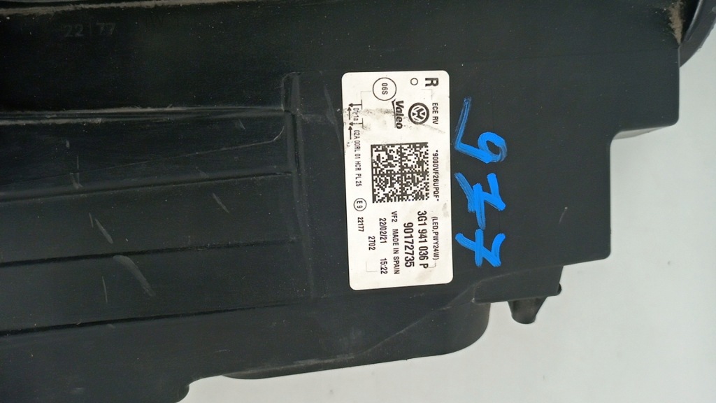Купить Vw passat b8 лампа фара правый перед eu 3g1941036p